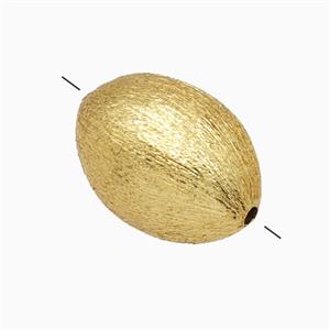 Copper Rice Beads Brushed Gold Plated, approx 14-20mm [FD26959]