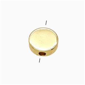 Copper Button Beads Gold Plated, approx 8mm [FD26960]