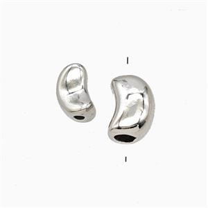 Copper Moon Beads Platinum Plated, approx 6-10mm [FD26985-L]