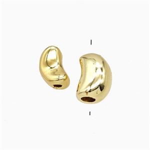 Copper Moon Beads Gold Plated, approx 6-10mm [FD26986-L]