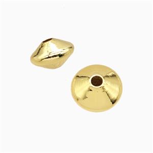 Copper Bicone Beads Gold Plated, approx 10mm [FD26992]