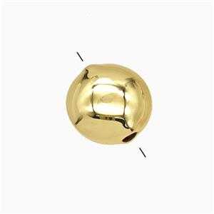 Copper Button Beads Gold Plated, approx 11mm [FD26994]