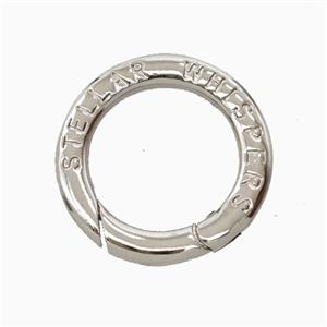 Copper Pendant Pave Zircon, Gold Plated, approx 19mm [FD27066]