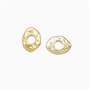 Copper Eye Beads Gold Plated, approx 5-7mm [FD27208]