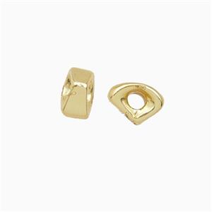 Copper Eye Beads Gold Plated, approx 4-6mm [FD27210]