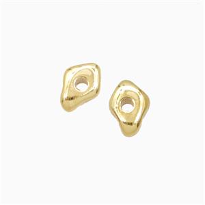 Copper Eye Beads Gold Plated, approx 4-6mm [FD27212]
