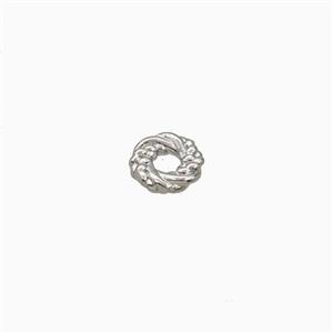 Copper Rings Spacer Beads Platinum Plated, approx 6mm [FD27221]
