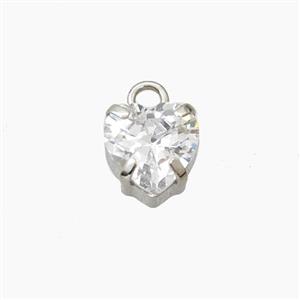 Copper Pendant Pave Zircon, Gold Plated, approx 8mm [FD27495]