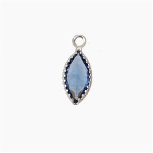 Copper Pendant Pave Zircon, Gold Plated, approx 5x9mm [FD27515]