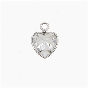 Copper Pendant Pave Zircon, Gold Plated, approx 7mm [FD27549]