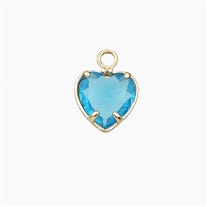 Copper Pendant Pave Zircon, Gold Plated, approx 7mm [FD27554]