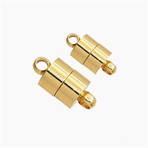 Copper Magnetic Clasp Gold Plated, approx 5mm [FD27744-5MM]
