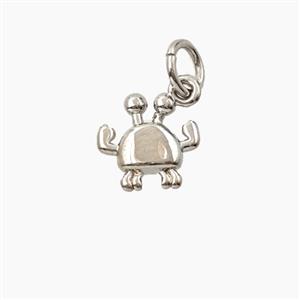 Copper Robotic Pendant Platinum Plated, approx 9mm [FD27927]