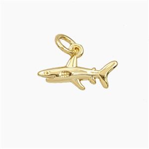 Copper Shark Pendant Gold Plated, approx 5-15mm [FD27932]