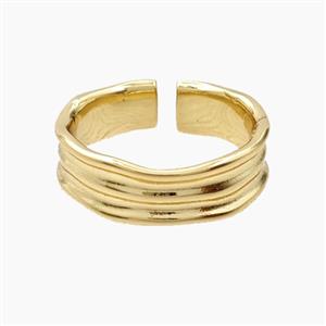 Copper Rings Gold Plated, approx 6.5mm, 18mm dia [FD28171]