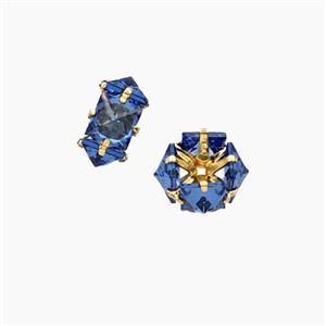 Blue Cubic Zirconia Rondelle Beads, approx 8mm [FD28517]