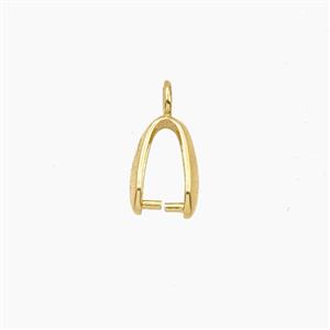 Copper Bead Pave Zircon, Gold Plated, approx 7-10mm [FD28602]