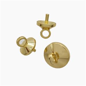 Copper Bail Gold Plated, approx 6mm [FD29017-6MM]