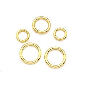 Copper Jumprings Gold Plated, approx 7mm, 1mm thickness [FD29042-7MM]