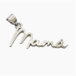 Copper Mama Pendant Platinum Plated, approx 5-26mm [FD29406]