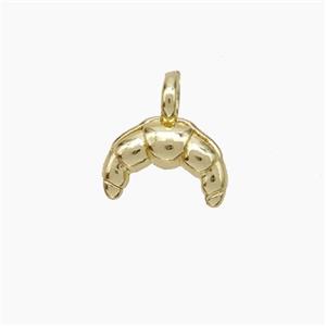 Copper Chrysalis Pendant Gold Plated, approx 7-10mm [FN50004]