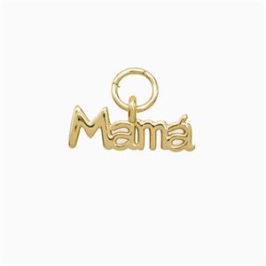 Copper Mama Pendant 18K Gold Plated, approx 4-13mm [FN52158]