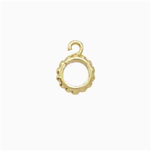 Copper Bail Gold Plated, approx 7mm [FN52475]
