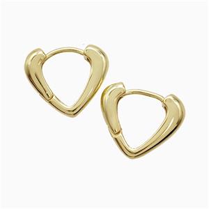 Copper earring, Gold Plated, approx 15-17mm [FN52626]