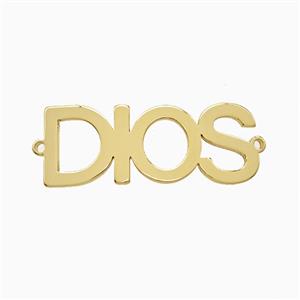 Stainless Steel DIOS Connector Gold Plated, approx 11-28mm [FN52928]