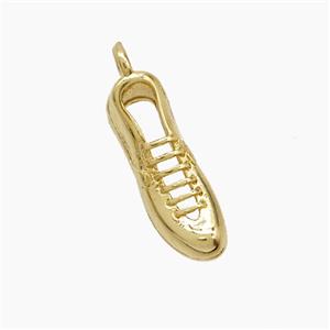 Copper Shoes Pendant Gold Plated, approx 6-16mm [FN53077]