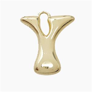 Copper Letter-Y Pendant Gold Plated, approx 20-24mm [FN53921]