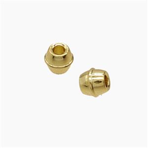 Copper Bicone Beads Gold Plated, approx 5-6mm [FN54332]