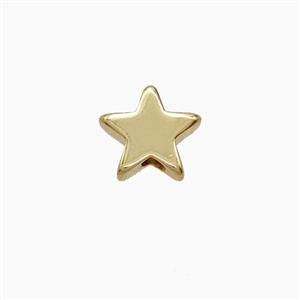 Copper Star Beads Gold Plated, approx 8mm [FN54333]