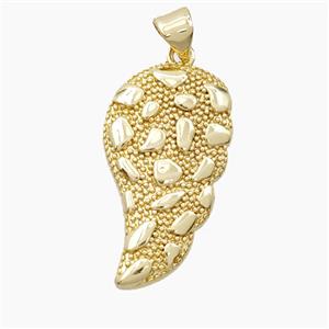 Bohemia Style Copper Angelwings Pendant Gold Plated, approx 15-27mm [FN56456]