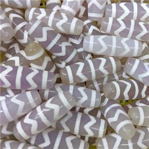 Tibetan Agate Rice Beads White, approx 13-40mm [GA3733]