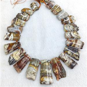 Red Crazy Lace Agate Beads Freeform Graduated Topdrilled, approx 25-45mm [GA3782]