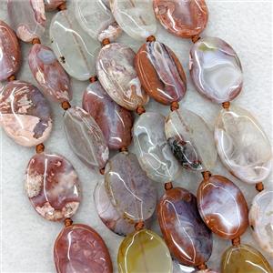 Natural Carnelian Agate Oval Beads Red, approx 20-30mm [GA3816]