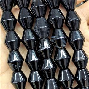 Black Agate Bicone Beads Dye, approx 13-16mm [GA4204]