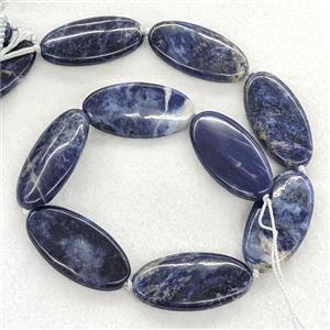 Natural Blue Sodalite Oval Beads, approx 20-40mm [GA4229]