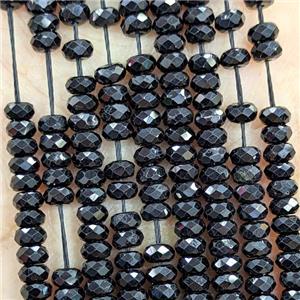 Natural Blue Spinel Beads Faceted Rondelle, approx 2x4mm [GB23054]