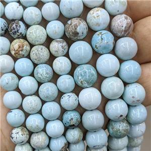 Natural Blue Opal Beads Smooth Round, approx 10mm [GB23074-10MM]