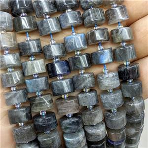 Natural Labradorite Heishi Beads, approx 10-12mm [GB23131]