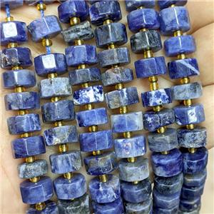 Natural Blue Sodalite Heishi Beads, approx 10mm [GB23234]