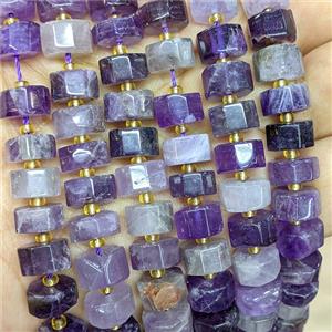 Natural Purple Amethyst Heishi Beads, approx 10mm [GB23247]