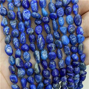 Natural Blue Lapis Lazuli Chips Beads Freeform, approx 5-8mm [GB23250]