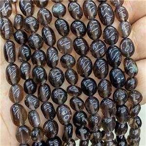 Smoky Quartz Chip Beads Freeform, approx 5-8mm [GB23251]
