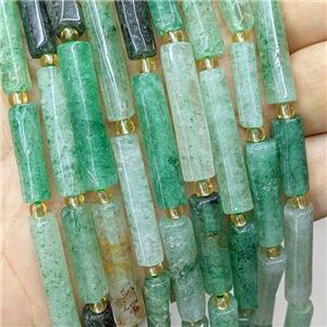 Natural Green Strawberry Quartz Beads Tube, approx 6-30mm [GB23364]