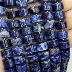 Natural Blue Sodalite Heishi Beads, approx 10-12mm [GB23379]