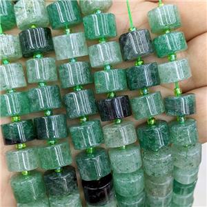 Natural Green Strawberry Quartz Heishi Beads, approx 10-12mm [GB23380]