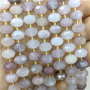 Violet Jasper Beads Faceted Rondelle, approx 6-10mm [GB23515]